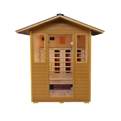 SunRay Grandby Outdoor 3-Person Infrared Sauna HL-300D3  -  IN STOCK