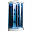 Load image into Gallery viewer, Mesa Blue Glass Steam Shower 36&quot; x 36&quot; x 87&quot; WS-9090K - Zen Saunas