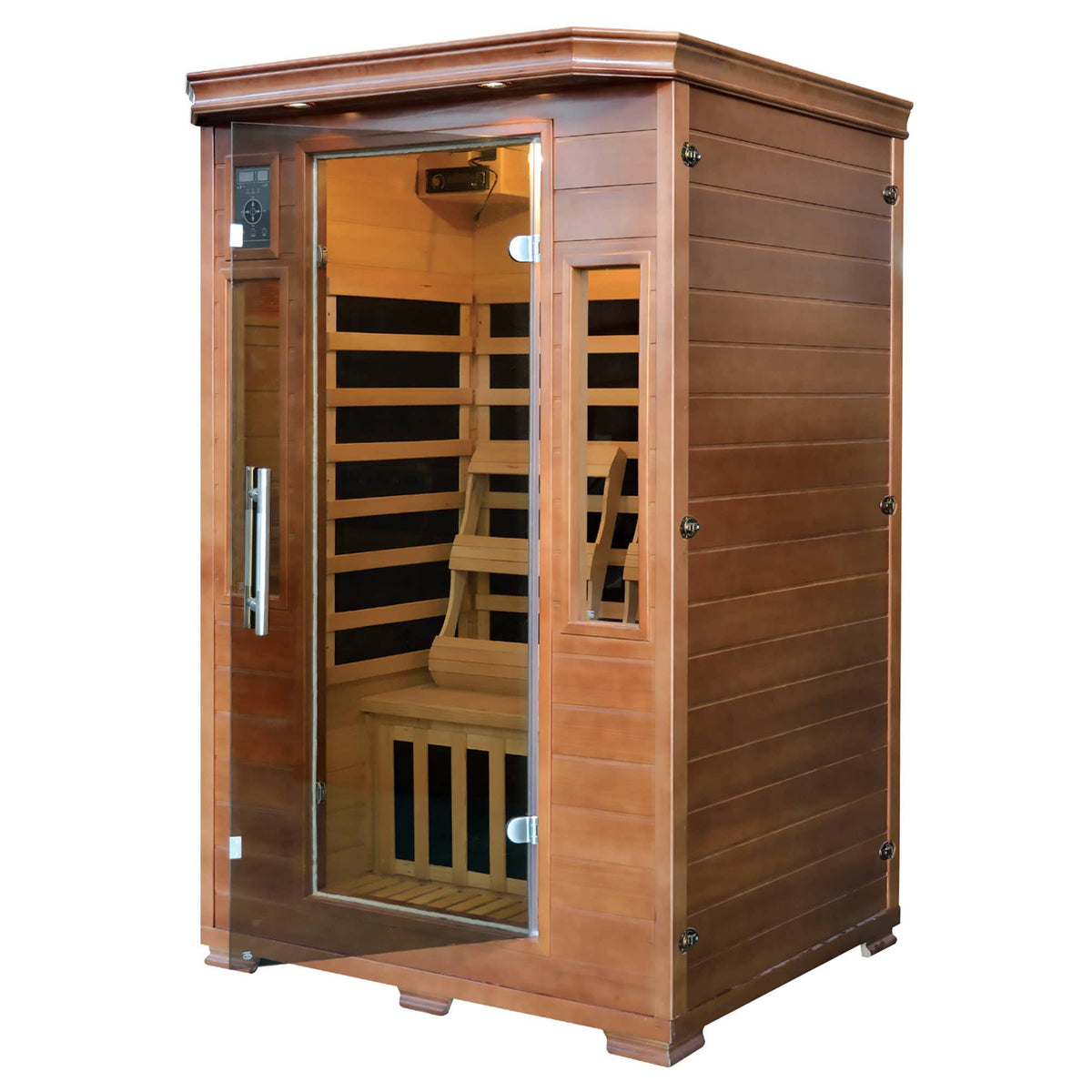 HeatWave Majestic 2-Person Hemlock Premium Infrared Sauna w/ 6 Carbon – Zen  Saunas