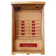 Load image into Gallery viewer, HeatWave Coronado 2-Person Hemlock Deluxe Infrared Sauna w/ 5 Ceramic Heaters - SA-2406 - Zen Saunas