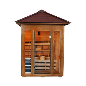 SunRay Waverly 3-Person Outdoor Traditional Sauna HL300D2  -  IN STOCK