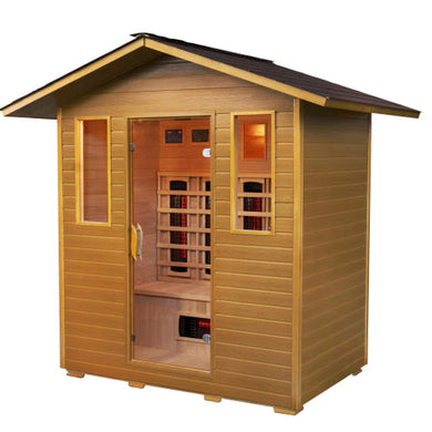 SunRay 4-Person Outdoor Cayenne Infrared Sauna HL-400D  -  IN STOCK