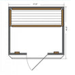 Load image into Gallery viewer, Sunray HL200K1 Cordova Sauna with Vertical Heater Panels - Zen Saunas