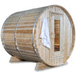 Load image into Gallery viewer, Dundalk 4 Person White Cedar Harmony Outdoor Barrel Sauna CTC22W - Zen Saunas