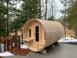 Load image into Gallery viewer, Dundalk Canadian Timber White Cedar Tranquility Outdoor Barrel Sauna CTC2345H - Zen Saunas