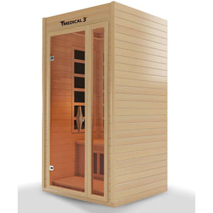 Medical 3 Infrared Indoor Sauna - 1 Person  -  IN STOCK - Zen Saunas