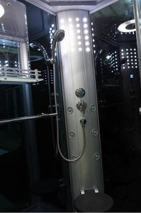 Mesa Steam Shower Blue Glass 45" x 32" x 85" WS-802L - Zen Saunas