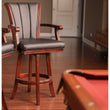 Load image into Gallery viewer, Avondale 29-in High Top Swivel Pub Arm Chair - Mahogany Finish - BG2815 - Zen Saunas