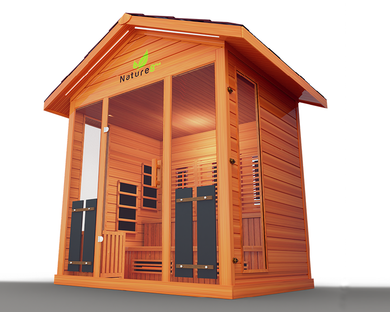 Nature 8 Plus - Hybrid - Outdoor Medical -  IN STOCK - Zen Saunas