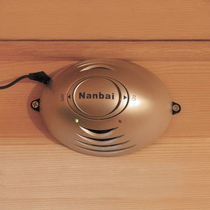 HeatWave 3-Person Cedar Corner Infrared Sauna w/ 7 Carbon Heaters - Zen Saunas
