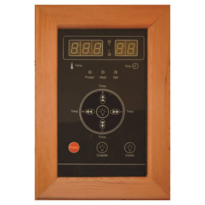 HeatWave Majestic 1-2 Person Hemlock Infrared Sauna w/ 5 Carbon Heaters - SA3202 - Zen Saunas
