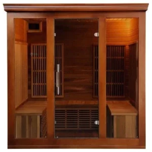 HeatWave Cedar Elite 4-5 Person Premium Sauna w/ 9 Carbon Heaters - SA1322