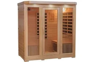 HeatWave Sonoma 4-Person Hemlock Infrared Sauna with 9 Carbon Heaters - SA7020 - IN STOCK