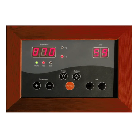 HeatWave Great Bear 6-Person Cedar Infrared Sauna w/ 10 Carbon Heaters - SA1323 - Image 3