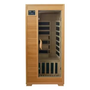 HeatWave Buena Vista 1-2 Person Hemlock Infrared Sauna w/ 4 Carbon Heaters - SA2402