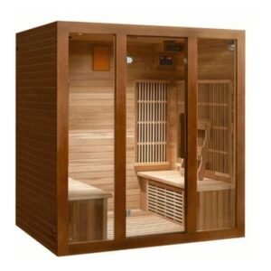 SunRay 4-Person Roslyn Indoor Infrared Sauna HL400KS