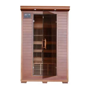 Heatwave Yukon 2-Person Cedar Deluxe Infrared Sauna w/ 6 Carbon Heaters SA1309 -  IN STOCK